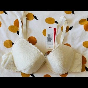 La Perla Wired Pushup Bra white lace 38B